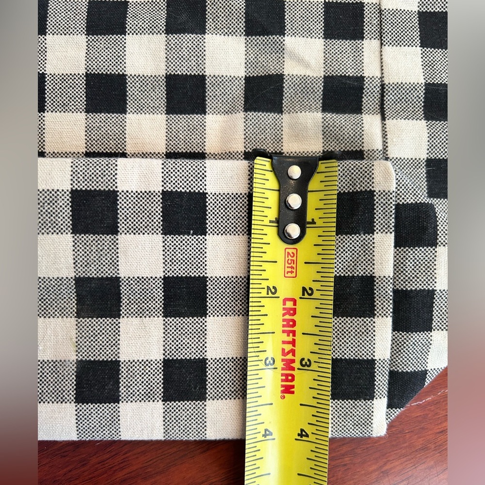 Sézane Checkered Tote Bag - Picture 3 of 9